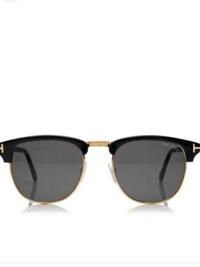 Tom Ford Henry Sunglasses Black/Gold $600